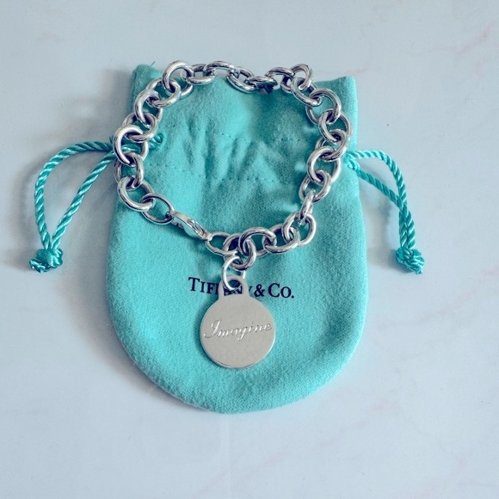 Tiffany & Co. circle tag bracelet